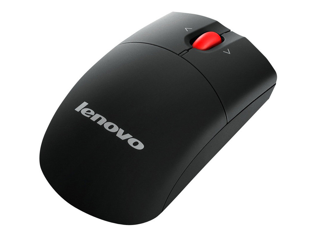 Lenovo Laser Wireless Mouse, Laser, RF Wireless, 1600 DPI, Schwarz